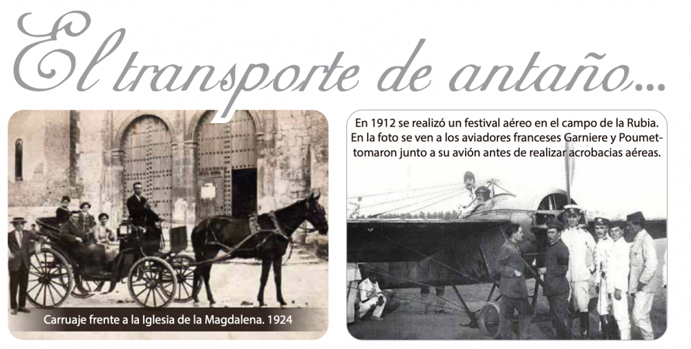 El transporte de antaño en Valladolid