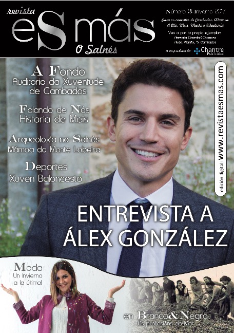 Alex González, portada de la revista eSmás
