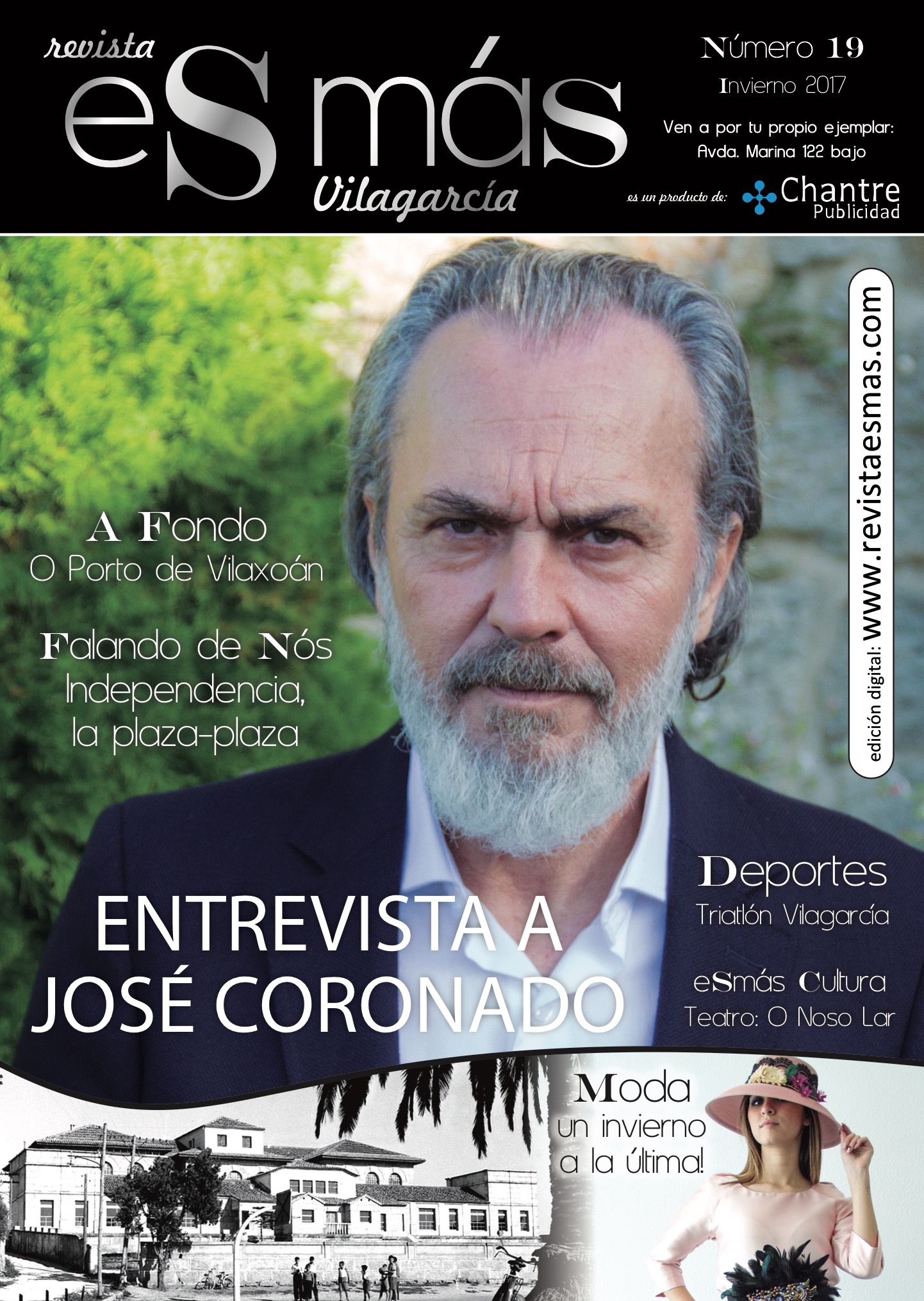 José Coronado, portada de la revista eSmás