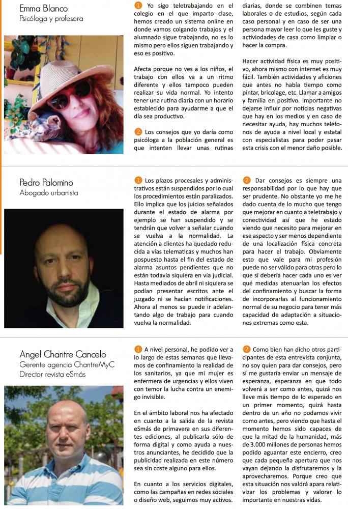 Especial entrevistas sobre el coronavirus en Valladolid 